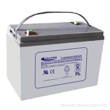 Valve Regulated Lead Acid Battery 6V200ah for Solar Power